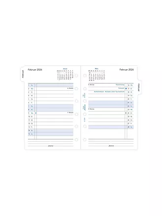 FILOFAX | Kalendereinlage Pocket 2026 Monat Deutsch | 